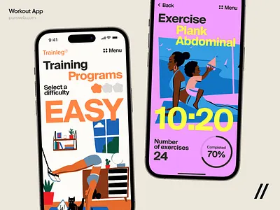 Workout Mobile iOS App android design ios mobile mobile app mobile ui product design progress sport ui ux workout