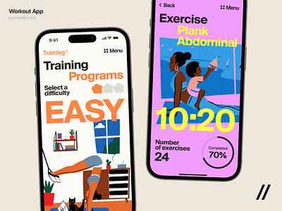 Workout Mobile iOS App android design ios mobile mobile app mobile ui product design progress sport ui ux workout