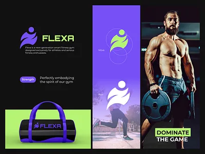 Athlete gym fitness logo design athlete brand brand identity branding design esports fitness gym health identity logo logo design man move run sport sports workout