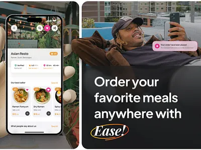 TASSTY - Premium Food Delivery Mobile App app booking delivery figma food ios mobile order resource service template ui ui kit ui8 ux