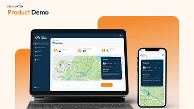 Pedal Patch | Emergency Bike Service Applicaion application figma project ui ux webapp website