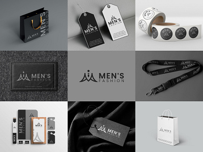 Men's Fashion Logo & Branding Design branding branding design design fashion logo graphic design logo logo design m letter logo mens fashion modern logo