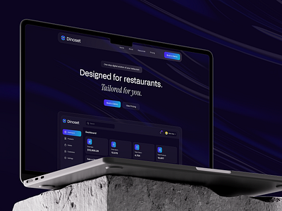 Restaurant - SaaS Landing Page Design figma landing page landing page design restaurant landing page restaurant pos restaurant saas landing page restaurant saas website restaurant website saas saas design saas landing page saas page saas product saas website saas website design website