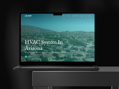 HVAC System Landing Page – Clean & Conversion-Focused UI appdesign branding creativedesign design dribbleshots figma illustration logodesign minimaldesign moderndesign prototype ui uiux ux webdesign website