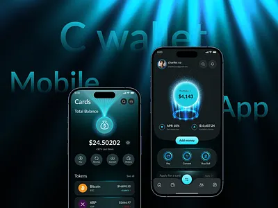 Crypto wallet - Card provide app card provide app crypto investment crypto trading crypto wallet finance app mobile