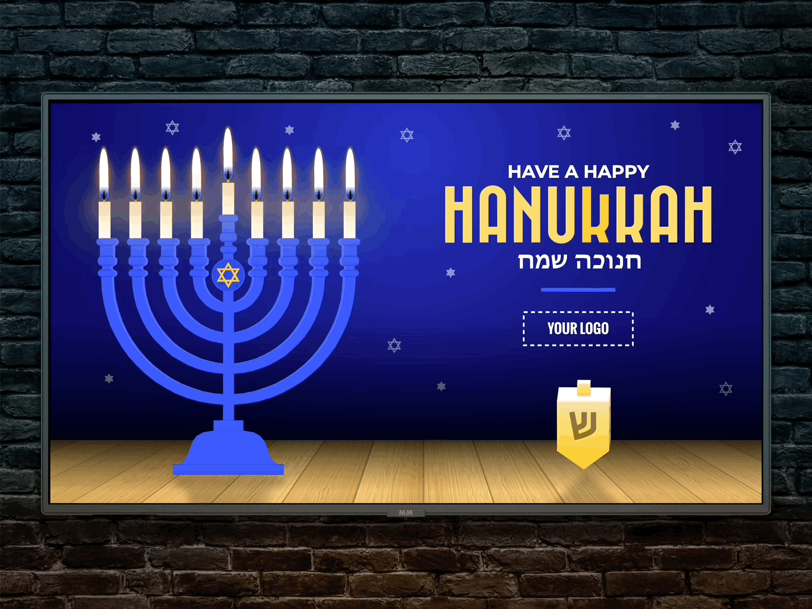 Hanukkah Digital Signage design digital digital signage events hanukkah holidays html winter