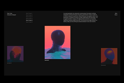 Portfolio Template clean midjourney portfolio webflow