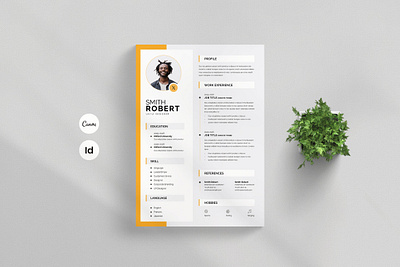 CV/Resume Template indesign template