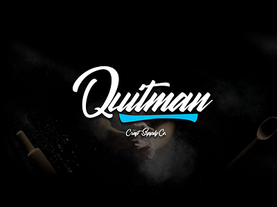 Quitman - Script Font brush creative elegant font illustration lettering logo script font typeface