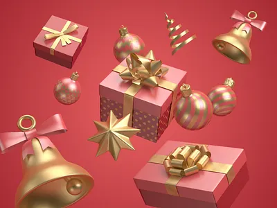 Xmas 3d art christmas design graphic design illustration xmas