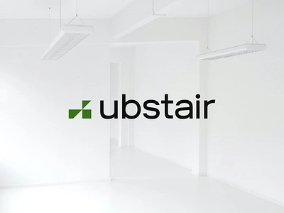 Ubstair - Minimalist Furniture Visual Brand Identity brand brand application branding chair decor design furniture geometric guidelines home house identity interior logo minimalist modern shop sofa store visual