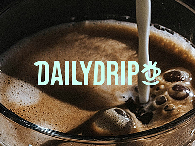 Dailydrip branding coffee graphic design logo