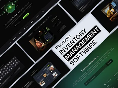 SaaS Platform Homepage : Pippasync UI Design ui