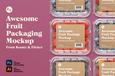 Awesome Fruit Packaging Mockup awesome fruit packaging mockup box box mockup box packaging box packaging mockup fruit fruit packaging mockup grocery mockup package package mockup packaging packaging mockup plastic box plastic packaging produce