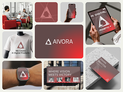 Aivora - AI Agency ai ai agency artificialintelligence branding designcommunity designinspiration digitalagency figma futuristicdesign innovation logo techbranding typography ui ui design ux ux design visualidentity web design