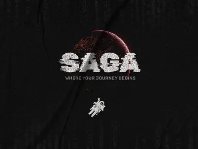 SAGA branding graphic design