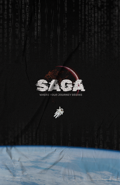 SAGA branding graphic design