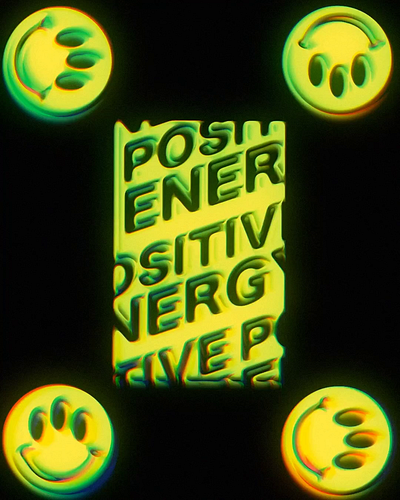 Positive Energy : ) 2d animation branding colors debut design graphic design illustration ilustracion logo motion motion graphics ui