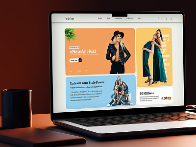 Fashion Ecommerce Web Design dropshipping ecommerce ecommerce website design ecommerce website ui fashion landing page minimal shopify shopping cart template web design webflow website website theme