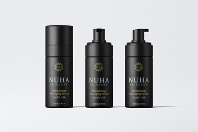 Unique Anti Aging Serum label design 3d anti aging serum beauty branding cosmetic face serum graphic design label label design mockup package packaging packaging design packaging designer product design product packaging serum shampoo label skin care visual identity