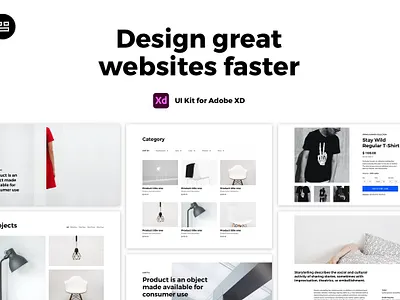 Modularity Adobe XD Web UI Kit 8px grid asset components features footer grid layout header hero mobile ui kit modularity modularity adobe xd web ui kit product styles tablet mockup ui kit web design web typography website mockup website section xd web ui kit