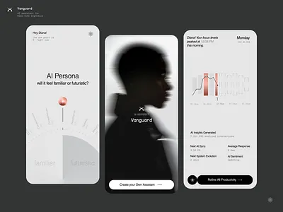 Vanguard - Fintech Mobile App Animation account management ai ai app ai assistant artificial intelligence banking mobile app chatgpt crypto swap finance finance app fintech fintech mobile app mobile app neural network revolut saas startup trading ui ux wallet app design