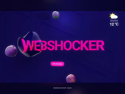 3d interactive website 3d animation dribbble interactive landing page spline spline3d splinedesign ui ux web design webshocker website