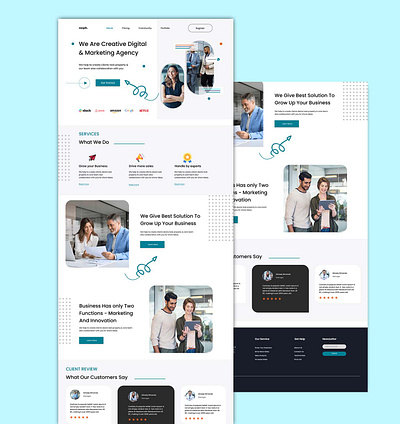 Landing page | Hero Section business home page homepage landing landing page landing page | hero section landingpage smartpayment ui uidesign uiux user experience userinterface ux uxdesign web webdesign webdesign design webdesigner website