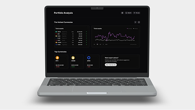 ✤ Dashboard | Crypto Sandbox Application crypto dashboard dashboard design design responsive design ui user interface ux