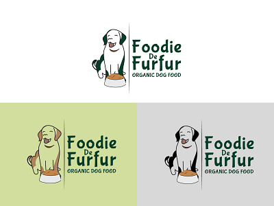 Organic Dog Food Logo how to logo design