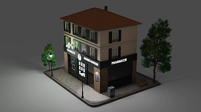 3d animation exterior building 3d animation branding graphic design motion graphics