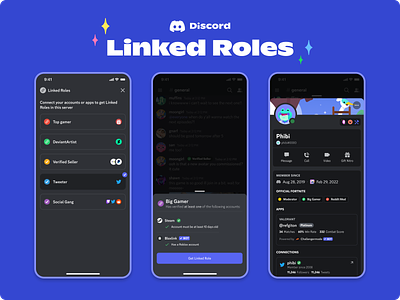 Linked Roles on Discord discord interaction design motion product deisgn ui ux