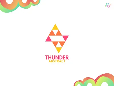 Abstract Thunder Logo abstract bolt brand design brand designer color colorful electric electro fast logo design logo designer logo for sale logo idea logo inspiration logomark logotype thunder thunderbolt thunderstorm zzoe iggi