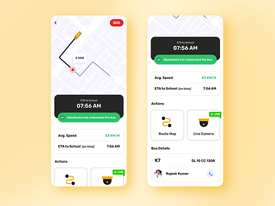 Bus Tracking bus camera driver live location map route school sos time tracking