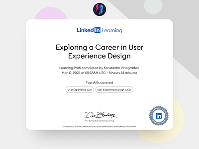 Exploring UX: 8 Hours, 44 Minutes of Deep Dive 🏆 career cjm designprocess informationarchitecture learning linkedin prototyping usability user flow userexperience userinterface ux ux flow uxdesigner web3design wireframing