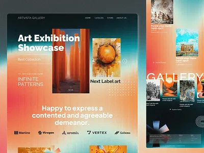 Artvista Gallery - Minimal Art Exhibition Web Design artgallery artshowcase branding creativeinspiration creativeportfolio design designtrends digitalart ecommercedesign figma gallerylayout interface design minimaldesign moderndesign responsivedesign ui ux uxdesign visualdesign webdesign