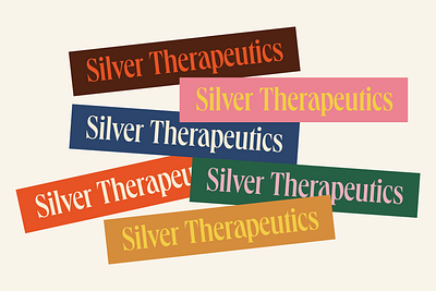 Brand Identity Design, Silver Therapeutics branding design graphic design