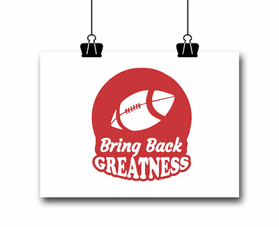 Logo Design for Bring Back Greatness branding flyer graphic design logo social media