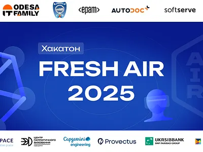 Hackathon Fresh Air 2025 graphic design hackathon illustration instagram post telegram ui