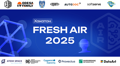 Hackathon Fresh Air 2025 graphic design hackathon illustration instagram post telegram ui