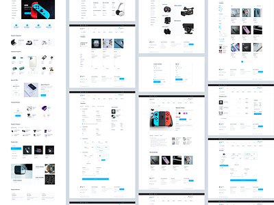 EF Website electronics ui ui design website
