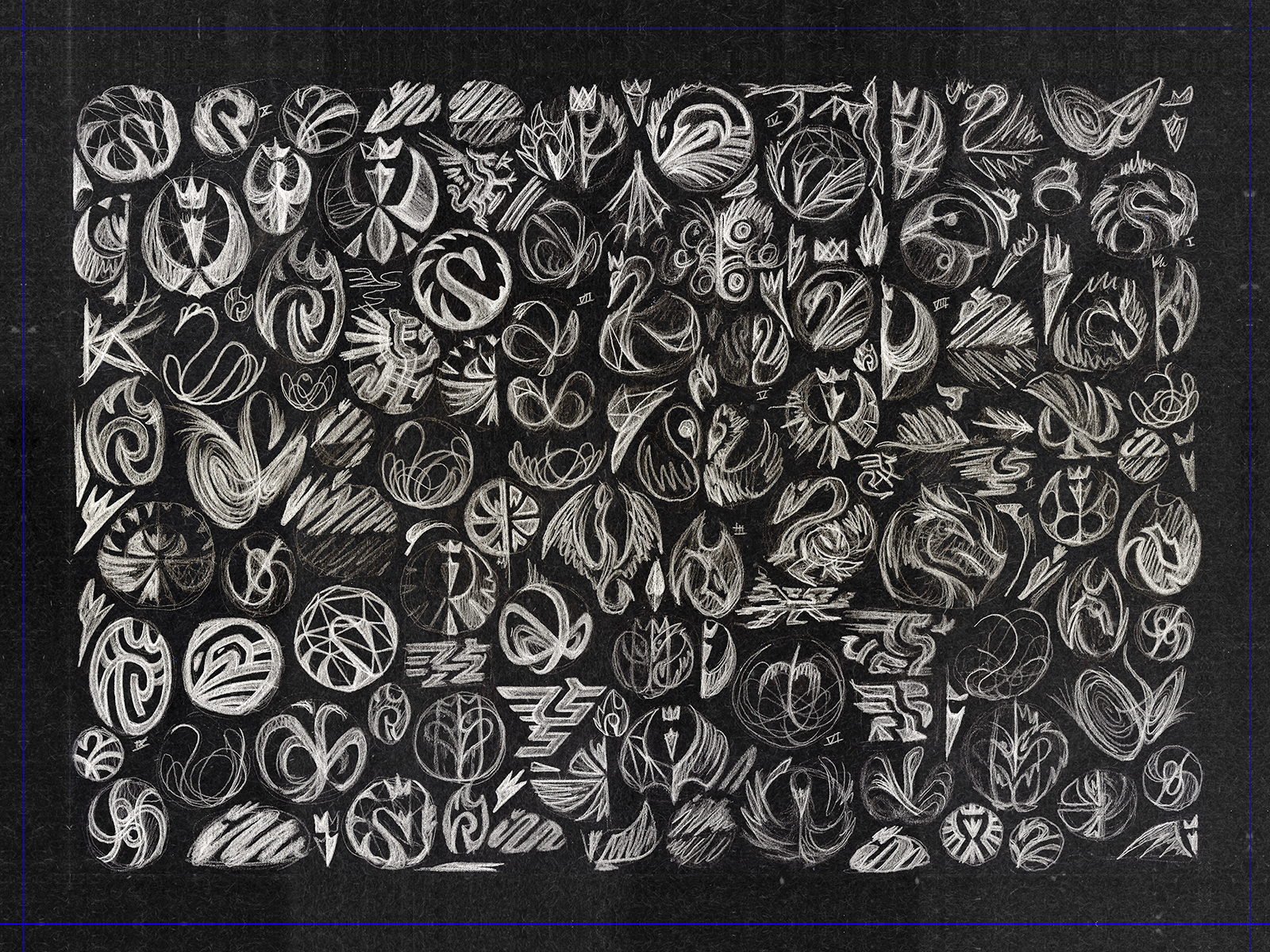 Example of Pencil Sketching Explorations   Logo