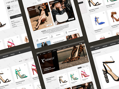 Pet project for Vitacci store Uzbekistan ui web web design