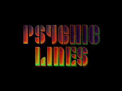 Psychic Lines Text Effect text effect template