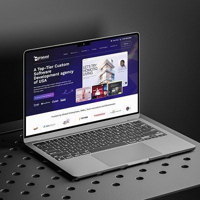 Haloid - Digital Agency [haloid.tech] digital agency figma website development wordpress