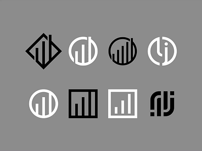 LevelJump Logos b2b logo brand branding building building logo graph graphic design growth icon identity lj logo logo logo design logo mark logotype minimal monogram real estate logo symbol word mark