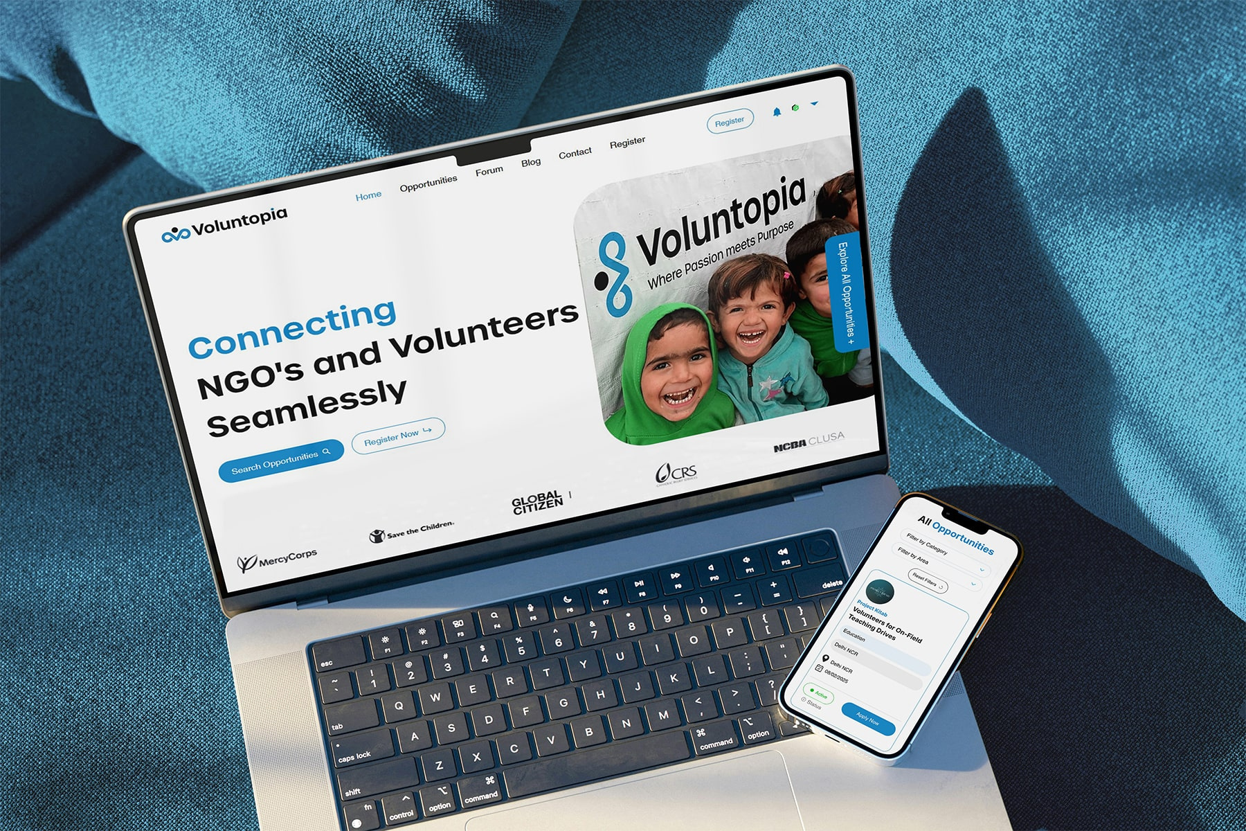 Voluntopia - Platform for NGO's and Volunteers adobe illustrator adobe photoshop branding graphic design job listing platform logo logo design ngo ngo and volunteer volunteer voluntopia web design web development web platform website design website development wix wix design wix editor wix website