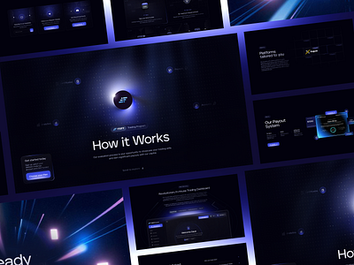 How it works section banking branding crypto crypto landing crypto landing page crypto website defi finance financial fintech forex hero how it works how it works section landing page money section ui web 3 web design