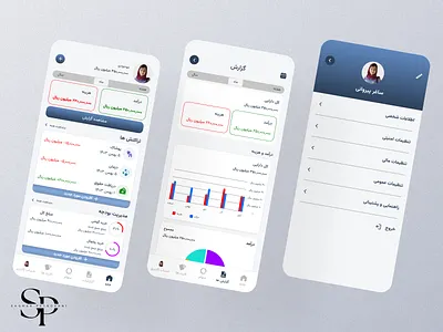 Designing a Finance Management App – UX/UI Project animation app design ui ux