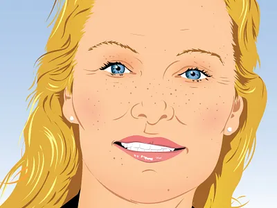 Pamela Anderson Now design illustration pamela anderson portrait quickhoney